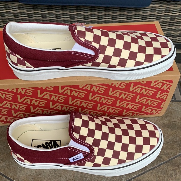 VANS CLASSIC SLIP ON CHECKERBOARD PRTRY/TRWHT WMNS - Picture 4 of 16